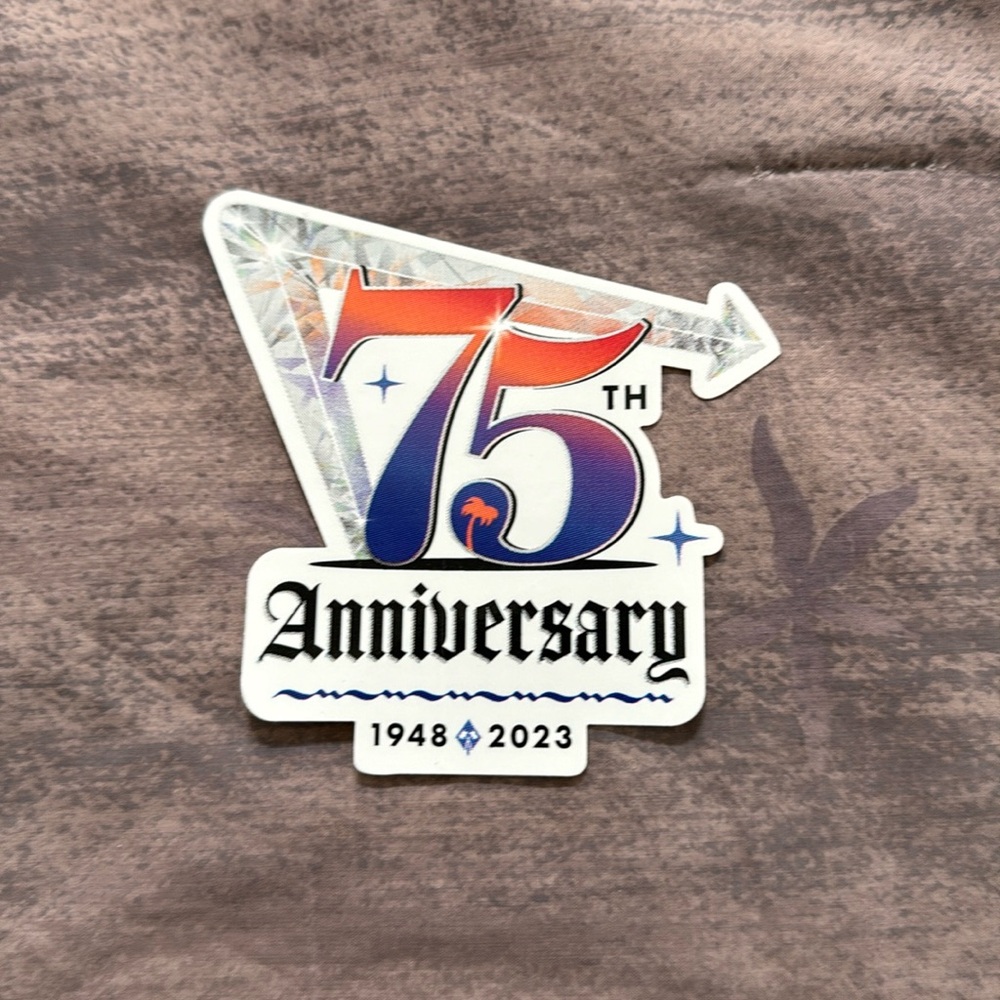 In-N-Out Burger 75th Anniversary sticker. New.